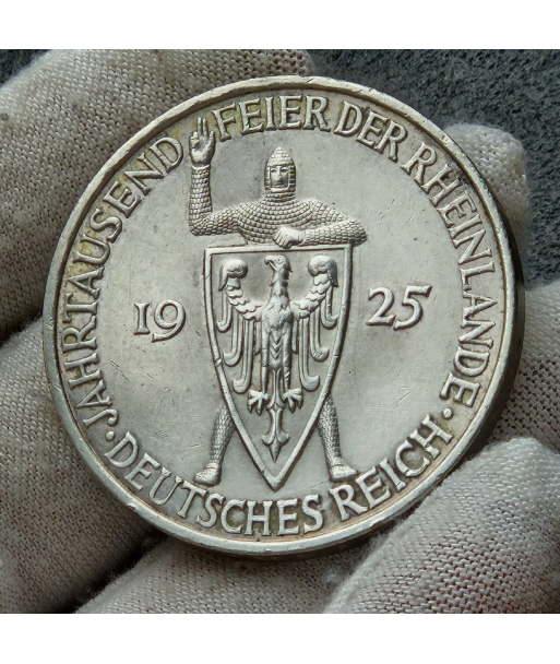 5 Reichsmark Rhéanie, 1925 F