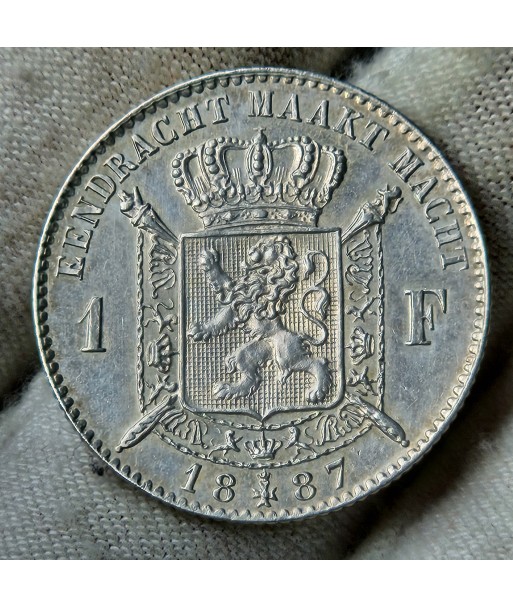 1 Franc Leopold II - 1887