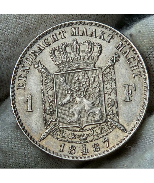 1 Franc Leopold II - 1887