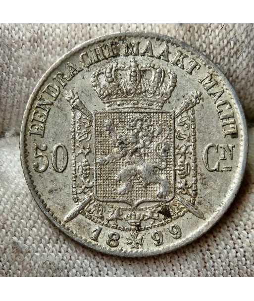 50 centimes - Léopold II - 1899