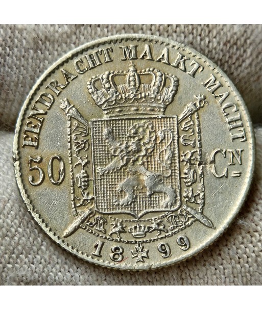 50 centimes - Léopold II - 1899