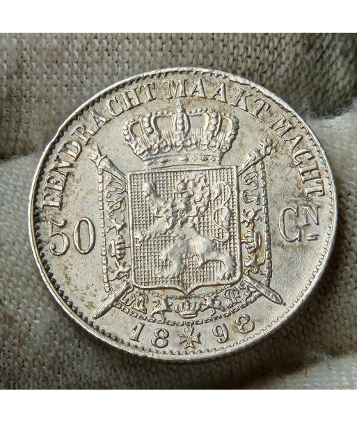 50 centimes - Léopold II - 1898