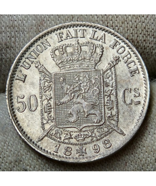 50 centimes - Léopold II - 1898