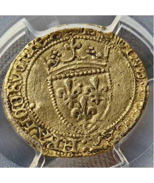 Charles VII - 1/2 Ecu d'or à la couronne - 1422-1461