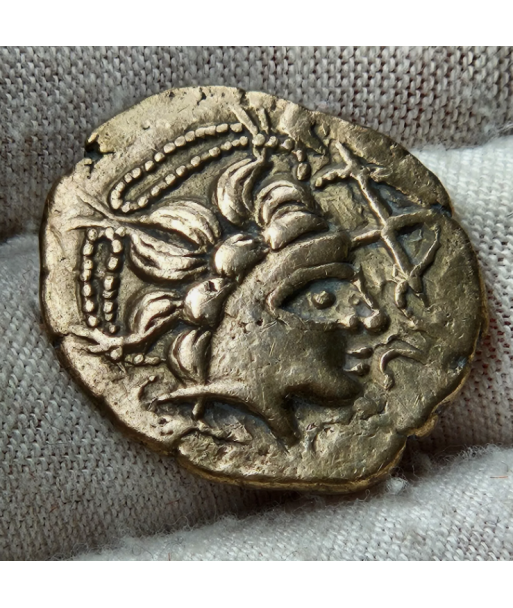 Namnète - Statère d'electrum à l'hippophore - à la croix