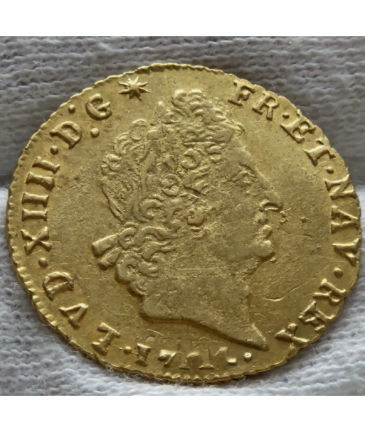 Louis XIV - Louis d'or aux insignes - 1704 L