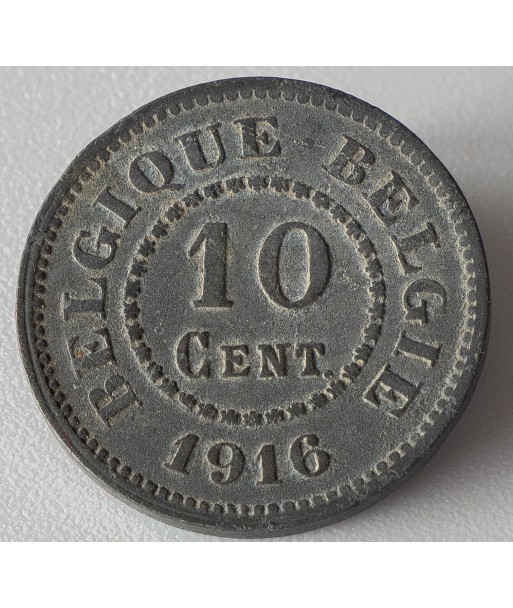 10 centimes - Albert Ier - Occupation - .1916